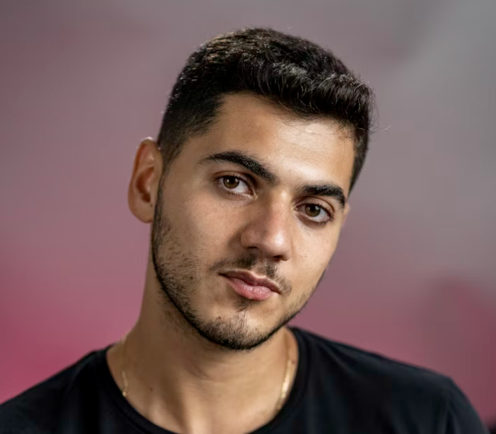 Man studio portrait