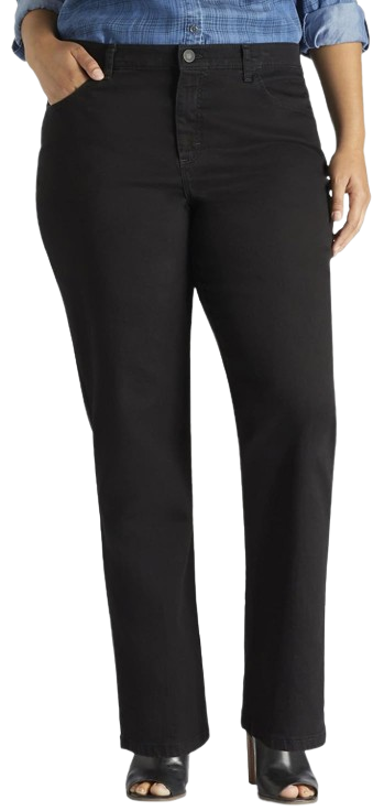 Earl Jean Womens Plus Size Instantly Slims Classic Relaxed Fit Jeans